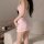 Sexy yet sweet lace trim sleep dress for women, sleeveless design with cherry pattern and built-in pads, perfect for plus siz...