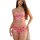 Lace-trimmed pink sleep dress featuring heart patterns, perfect for a sexy yet elegant nightgown look.