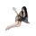 Lemon story lace kimono robe - sexy japanese-inspired sheer sleepwear & seductive uniform style nightgown