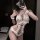 Lemon story sexy lace bodysuit - seductive sheer open-crotch costume for women, pure & tempting lingerie