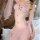 Lemon tale hanfu-inspired babydoll lingerie featuring sheer mesh cheongsam style, with a sheer veil and floral embroidery on ...