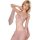 Lemon tale hanfu-inspired babydoll lingerie featuring sheer mesh cheongsam style, with a busty corset top adorned with floral...
