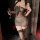 Sexy leopard print bodysuit dress with sheer fabric, perfect for naughty costume outfits. ideal pure temptation lingerie set.