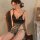 Seductive sheer sleepwear featuring leopard print design, open-crotch uniform style with delicate lace details and elegant ac...