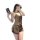 Leopard print womens lingerie set featuring luxury lace, perfect for sensual nightwear and sleepwear.