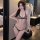 Leopard print sexy lingerie set featuring adjustable tie-front bikini with matching thong, perfect for curvy women seeking st...