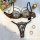Leopard print lingerie set with sheer mesh bra and panty, styled with roses, candle, and gold hoops.