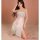 Lianxiang vintage lotus lace hanfu sleep dress - romantic sheer silk-inspired lounge & intimate wear