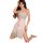 Romantic sheer silk-inspired vintage lotus lace hanfu sleep dress, elegant and delicate design for intimate wear.