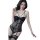Sexy lace bodysuit featuring underwire boning, enhancing bust appearance with mesh corset design.