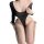 Sexy bodysuit featuring open-crotch design, made from ice silk fabric, offering a seductive look for adults.