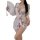 Sexy floral design japanese kimono sleepwear set for women, plus size, cute and elegant, perfect for busty and petite friendl...