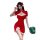 Sexy christmas bunny girl costume set - holiday lingerie outfit & seductive short robe ensemble