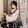 A woman wears a delicate lobei sexy japanese-style kimono sleepwear set featuring a chiffon robe with bow-tie details and mat...