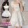 Lolita petticoat skirt support - soft no-bone satin daily wear cosplay underlayer for half-pouffy dresses, 45cm micro ， ...