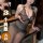 Double-elle plus size sexy long dress - sheer lace bodycon nightclub outfit & party costume, 200 3