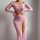 European fashion sheer mesh lotus off-shoulder long sleeve split bodycon lingerie set featuring elegant ruffles and delicate ...