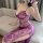 Fanlei sexy purple lace chemise nightgown - seductive split long sleepwear for small bust, elegant bedroom lingerie