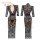 Feimu deep v lace sheer long dress - sexy open-crotch sleepwear, no-remove seductive lingerie