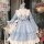 Japanese cosplay maid dress set featuring a cute short sleeve long sleeve uniform dress with ruffles and lace details, perfec...