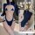 Japanese-style sweet swimsuit bodysuit - sexy open-crotch long sleeve uniform outfit for role play & cosplay, featuring lace ...