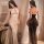 Lace bodysuit sleepwear set - sheer sexy split long dress & cheongsam-inspired lace nightgown by fengcai ling, elegant design...