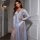 Lace mesh sheer long nightgown for women – sexy transparent sleep dress, no underwear included
