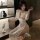 Woman wearing mannyan sexy lace temptation long dress with high slit, bodycon fit, and sheer lace detailing for sleepwear or ...