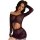 Sexy mannyqing purple sheer long sleeve lingerie dress with off-shoulder design and mesh bodycon fit for women.