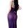 Sexy sheer lace sleepwear set featuring a transparent mesh long robe nightgown, perfect for women seeking sensual intimate ap...