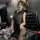 Seductive sheer nightgown with vintage cheongsam design, perfect for sensual sleepwear or intimate wear.