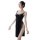 Sexy black lace split front long slip dress with matching robe, perfect nightwear for women.