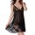 Sexy lace sleep dress with ties and side slit, elegant design for women. plus size option available.
