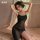 Sexy lace sleep dress for women, sheer mesh design with side slit and adjustable straps, elegant and comfortable.
