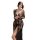 Sexy lace sleepwear set featuring sheer mesh long nightgown and matching bralette kit for women.