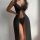Pure allure lace slip dress - sexy low-cut strapless long dress for women, elegant bridal & lingerie styling
