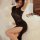Seductive lace evening dress for women, sexy long bodycon party dress with sheer design and thigh-high slit, perfect for date...