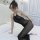 Elegant black lace sheer nightgown with long transparent design, featuring delicate halter neck and elegant lace details, per...