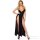 Sexy lace sleep dress featuring sheer mesh design, deep v-neckline, side slit, perfect for evening wear.
