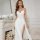 Sexy lace nightgown with high slit, elegant design, perfect for evening wear.