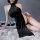 Sexy night three chinese-inspired high-slit long dress with backless design, perfect for role play costumes.