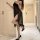 Sexy sheer mesh long nightgown with sensual skin-tone lace design, romantic sleep dress for women, elegant and feminine.