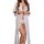 Sexy sheer split long lace dress set featuring elegant lace detailing and adjustable straps, perfect for an -inspired look.