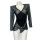 Sheer mesh long sleeve sleep dress with bodycon fit and no-remove design, exuding pure temptation in black lingerie style.