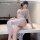 Shuoyao sexy lace sheer long dress - seductive side-slit bodycon lingerie sleepwear for women, featuring elegant lace design ...