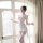 Suoqing seductive lingerie set - ruffled mesh long dress for women, sexy intimate wear