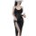 Womens plus size sexy lace mesh long nightgown - transparent seductive sleep dress for intimate nights