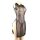 Sexy slim-fit sheer lace cheongsam sleepwear with long slit design, perfect nightgown for women.