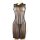 Sexy slim-fit sheer lace cheongsam sleepwear with long slit design, perfect nightgown for women.