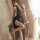 Elegant black lace bodysuit with open crotch design, sheer long dress, perfect nightwear set for women.